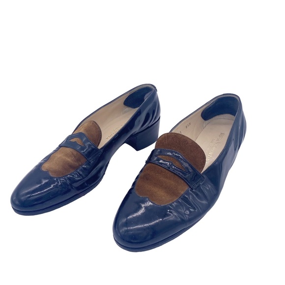 Silvia Florentina Shoes - Silvia Florentina Brown and black loafer Heels 8.5